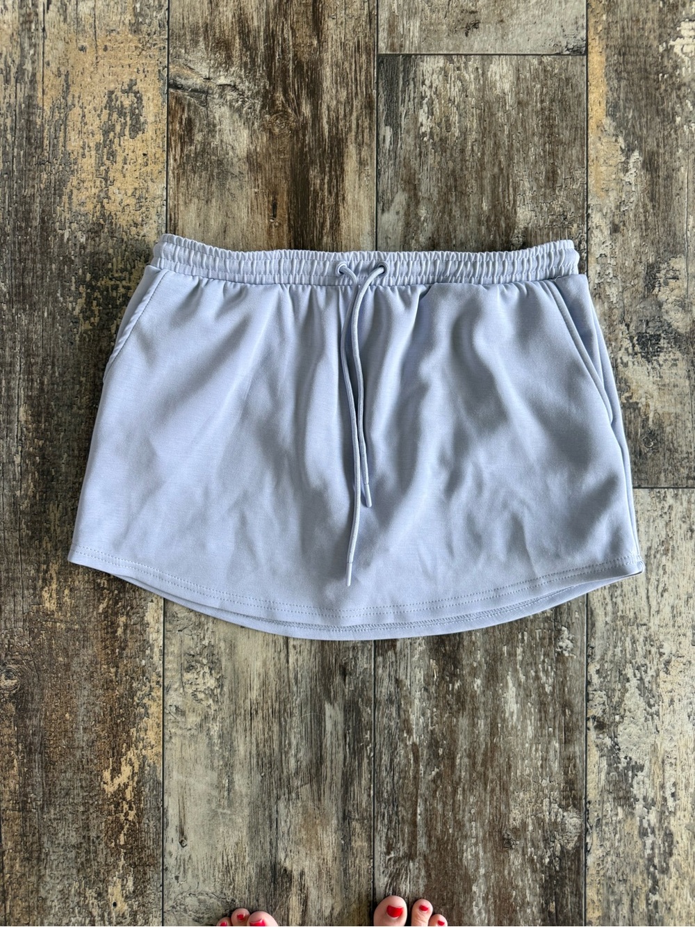 2 for $20 sale: Always You light powder blue soft skort / skirt - L
